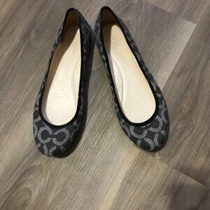 Coach Adessa Women's Signature Print Ballet Flats Size 8B